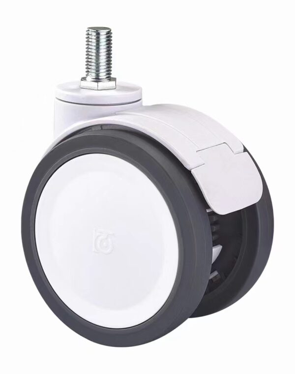 Hi-Tech medical twin-med caster wheel 5in Top Plate - Image 6