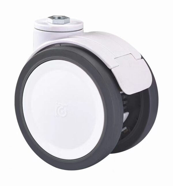 Hi-Tech medical twin-med caster wheel 5in Top Plate - Image 5